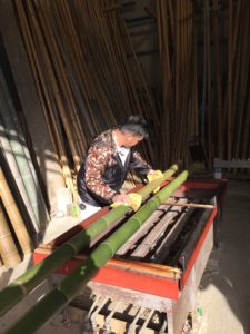 竹の火あぶり