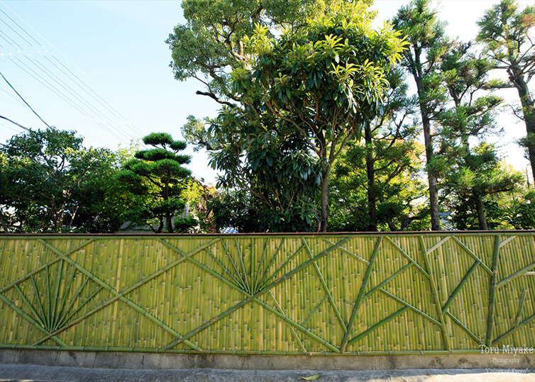 京都府長岡京市・勝竜寺垣