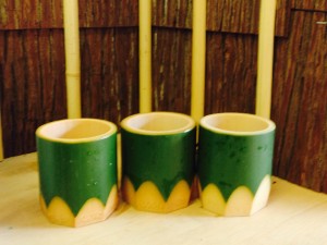 竹の器で、見た目からの「涼」をお届けします！