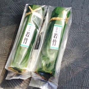 長岡京市の大人気和菓子「本もの青竹水羊羹（水ようかん）」