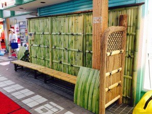 夏祭りイベントで“竹垣の世界”を作る！