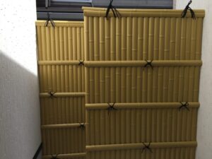 ビニール竹建仁寺垣