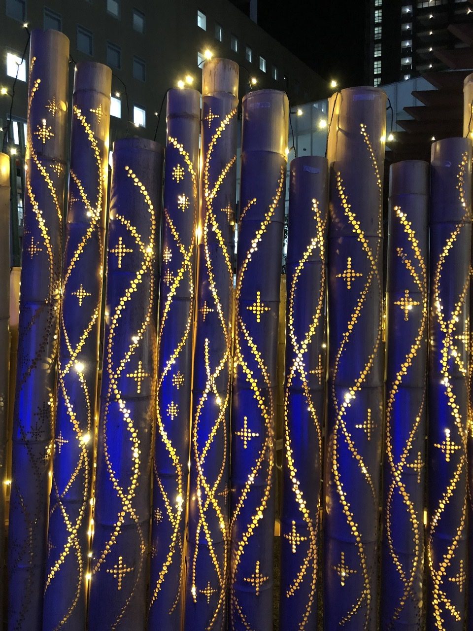 バンビオイルミネーション2021-2022@バンビオ広場公園