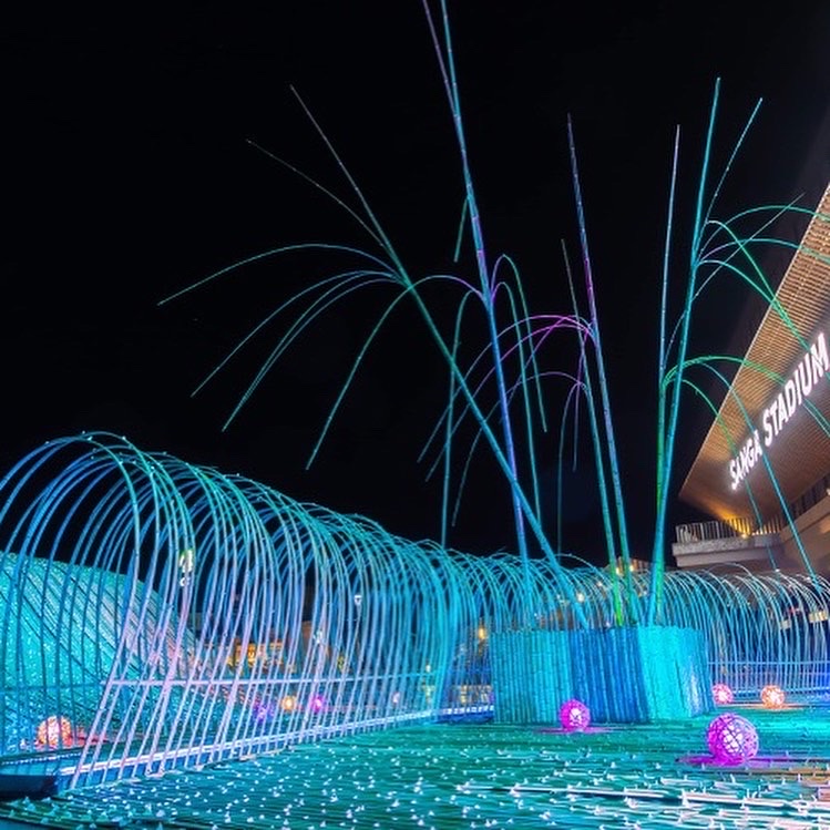 宵あかり亀岡「竹あかりのみず道」＠SANGA STADIUM by KYOCERA