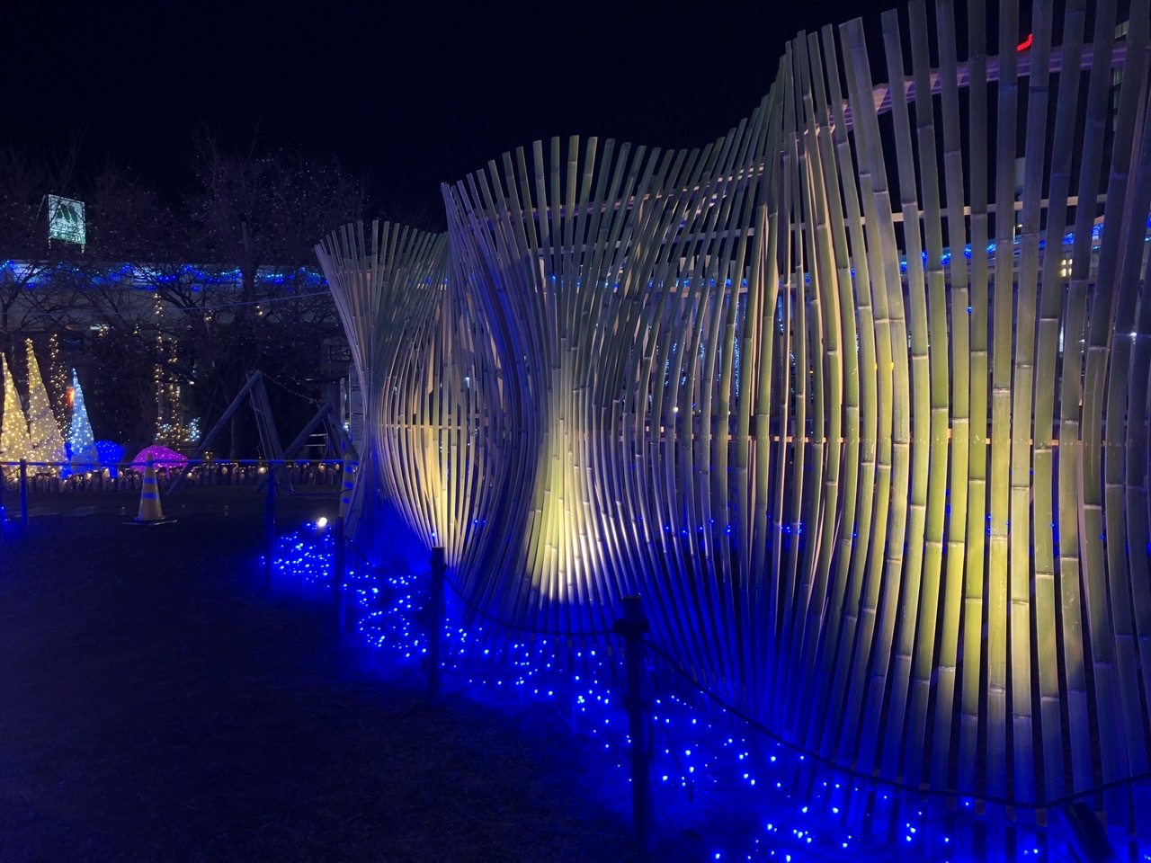 バンビオイルミネーション2021-2022@バンビオ広場公園