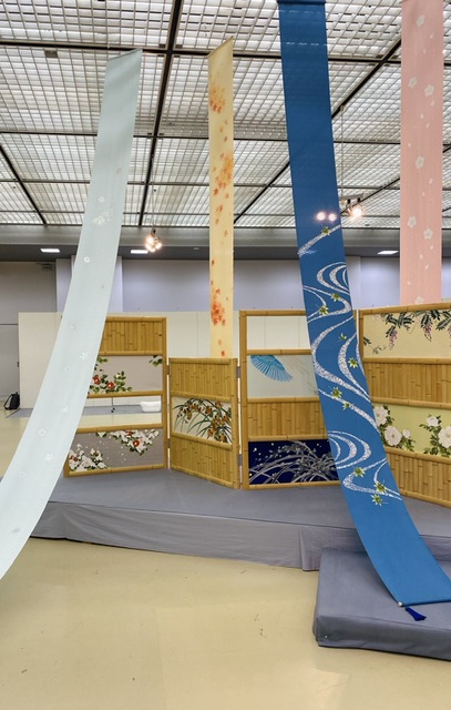 京友禅コラボ竹垣