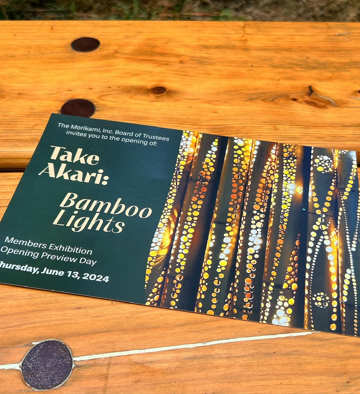 TAKEAKARI＠MORIKAMI Museum＆Japanese Garden