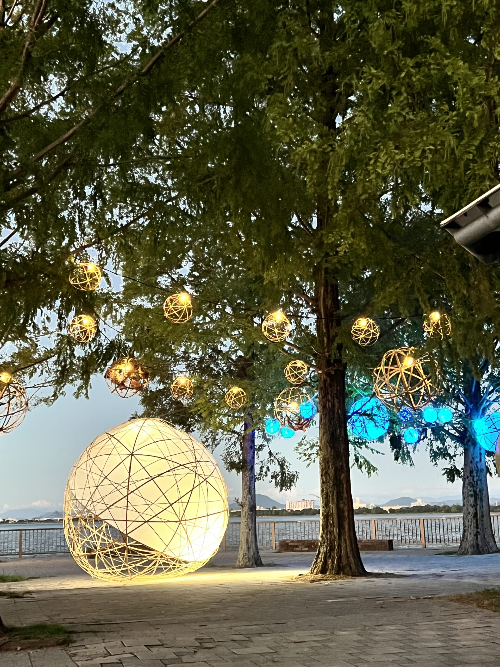 大津よはのつき竹オブジェ