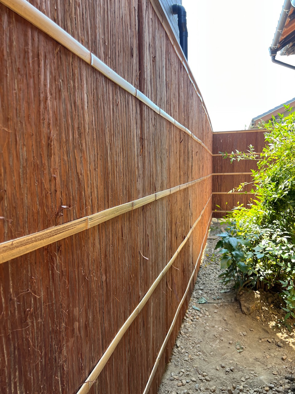 愛知県犬山市杉皮垣施工例