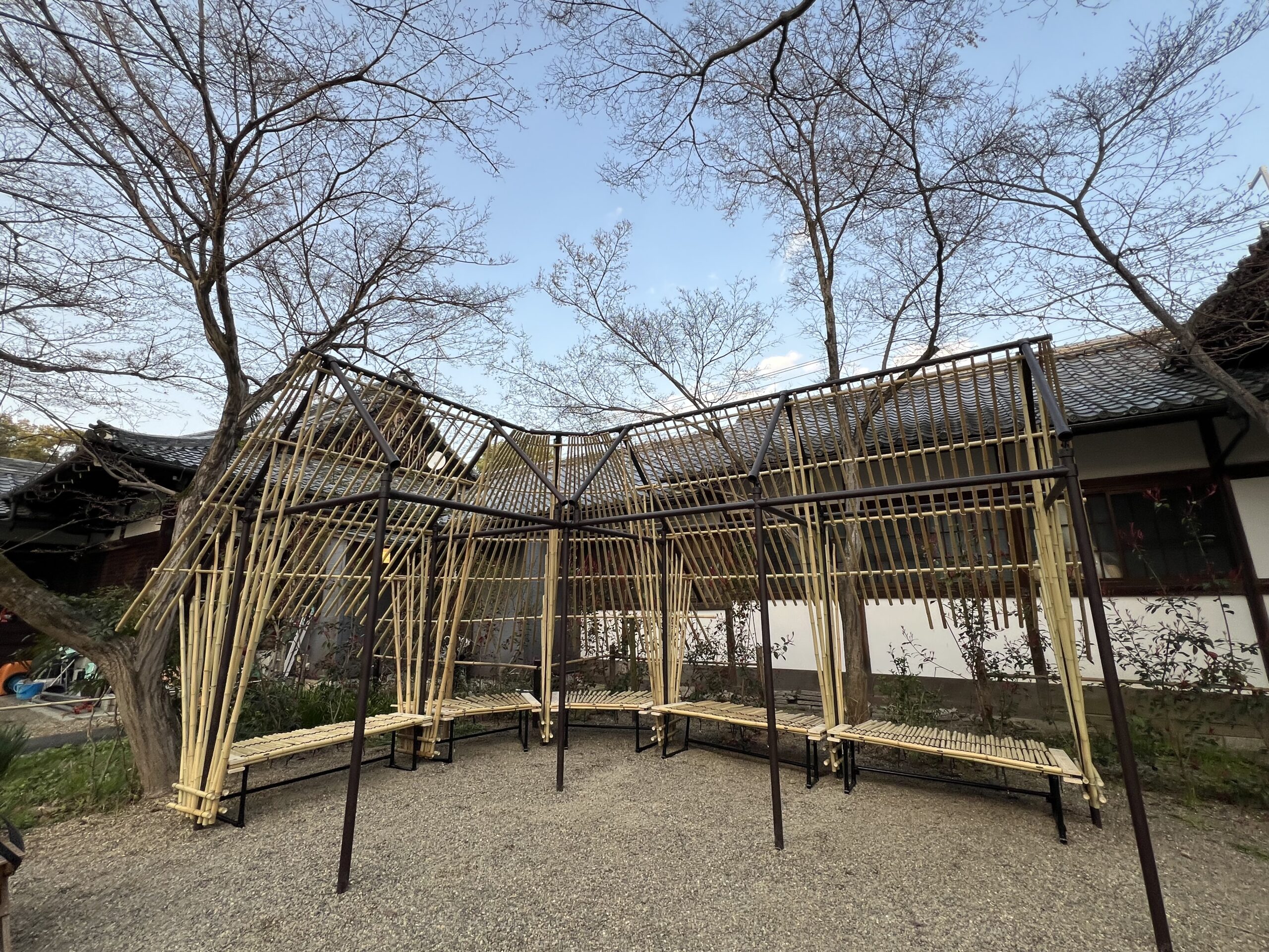 竹製テント
