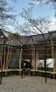 竹製テント＆ベンチ