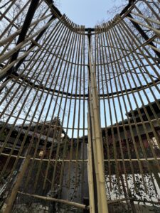 竹製テント＆ベンチ