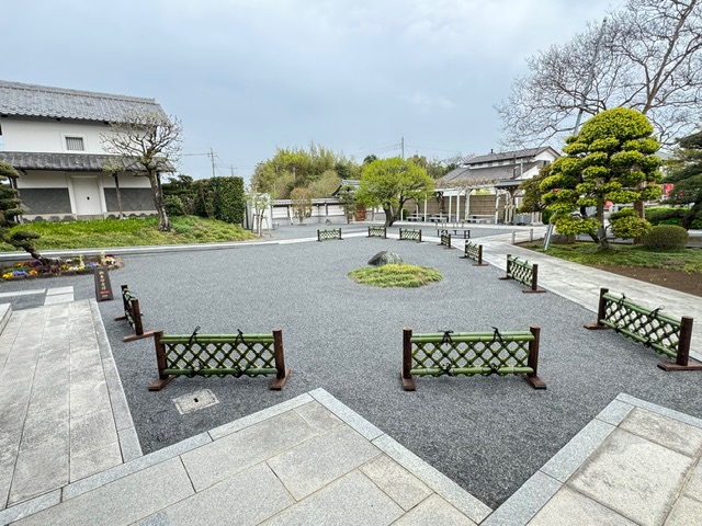 龍安寺垣の衝立