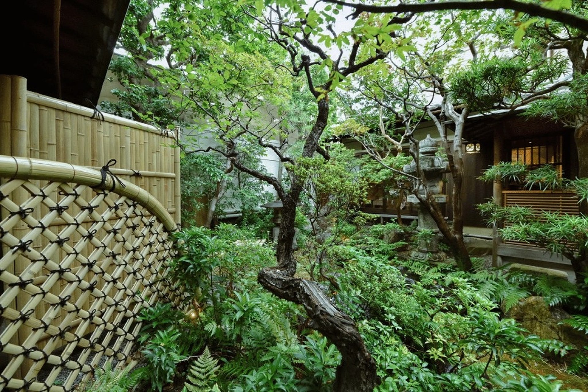 竹垣施工例