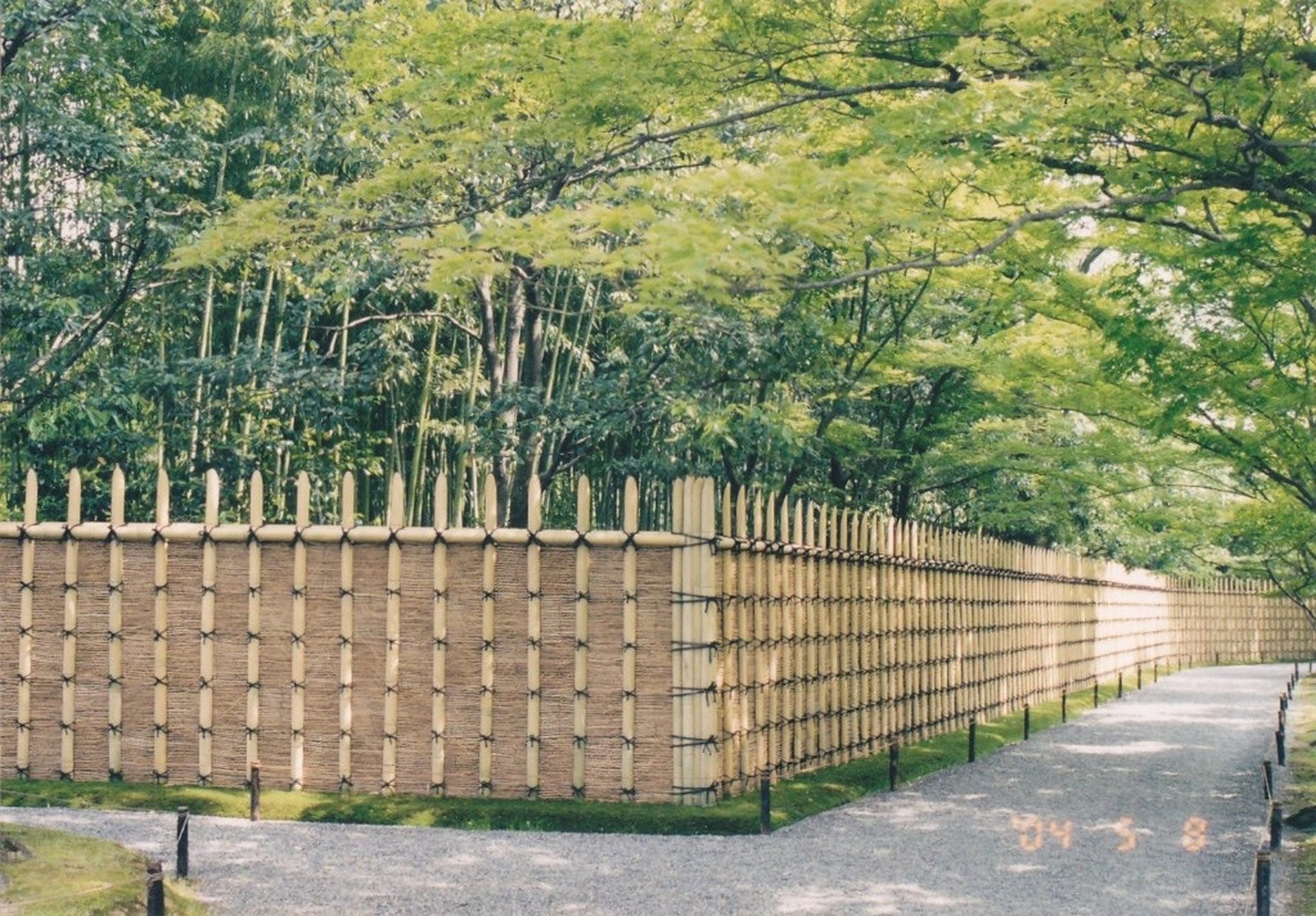 竹垣施工例
