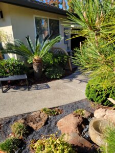 カリフォルニア州での竹垣施工事例