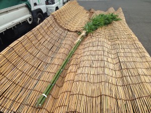 地鎮祭の竹