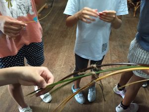 竹で作る指輪、製作体験教室