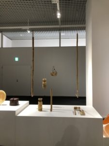 京都伝統産業ミュージアムで展示中の茶道具