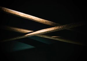 knot京都竹工芸コラボ展示竹のインスタレーション